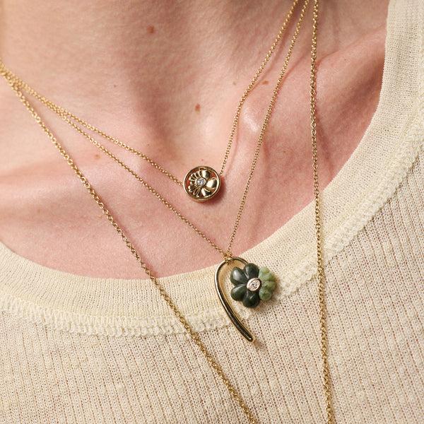 Retrouvai Petite Bonded Flora Pendant