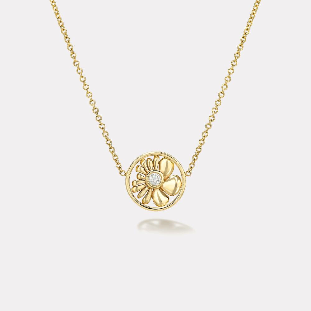 retrouvai Petite Bonded Flora Pendant