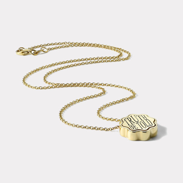 Retrouvai Petite Scale Talisman Truth Pendant