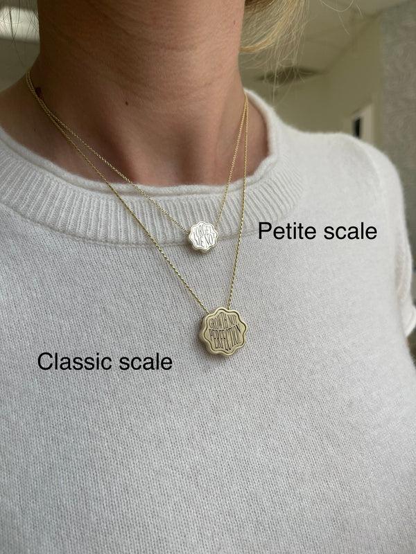 Retrouvai Petite Scale Talisman Wisdom Pendant