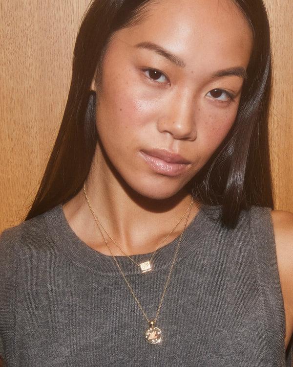 Retrouvai Signature Matchbook Pendant- Onyx