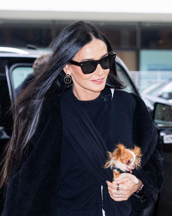 Retrouvai Swivel Earrings - Black Onyx