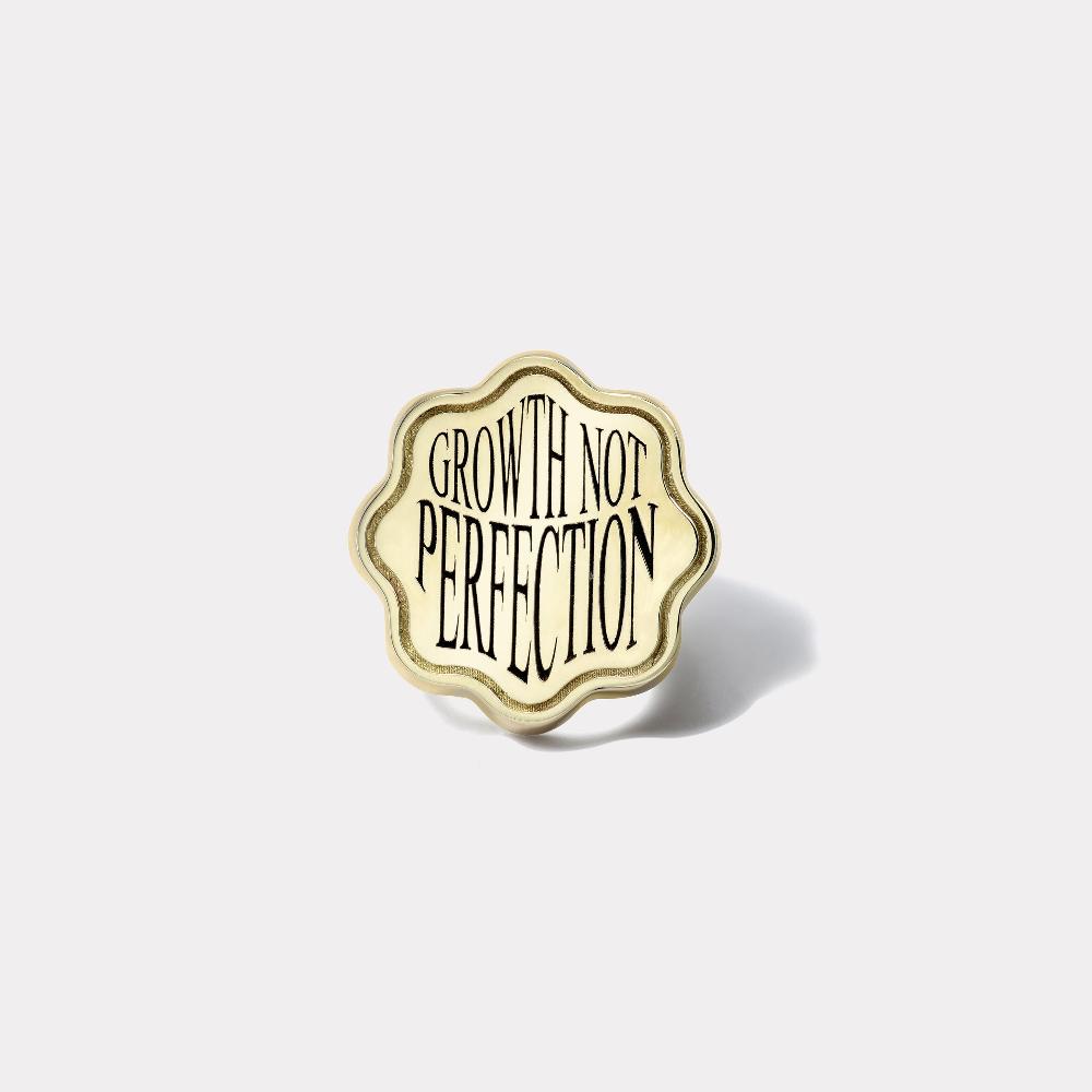 retrouvai Talisman Wisdom Signet Ring