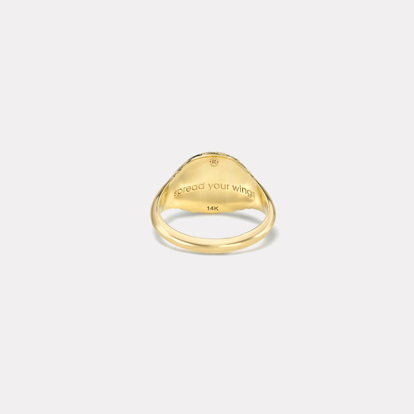 Retrouvai Tiered Fantasy Signet - Butterfly