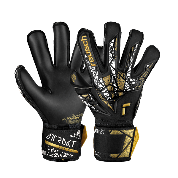 reusch Attrakt Gold X Evolution Cut Finger Support