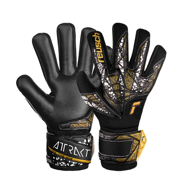 Reusch Attrakt Silver NC Finger Support
