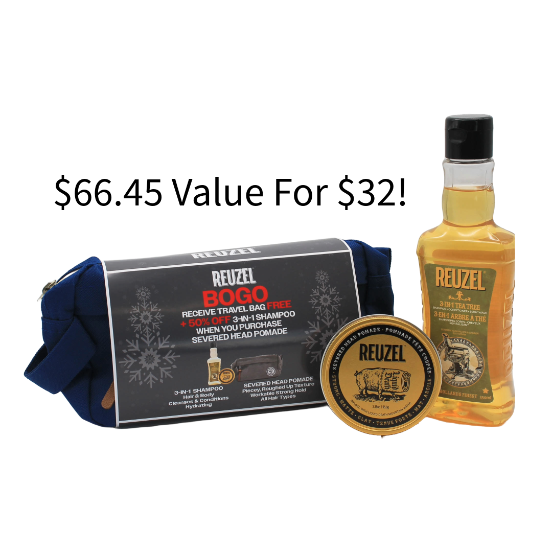 reuzel Holiday Weekender Gift Set - Severed Head Pomade