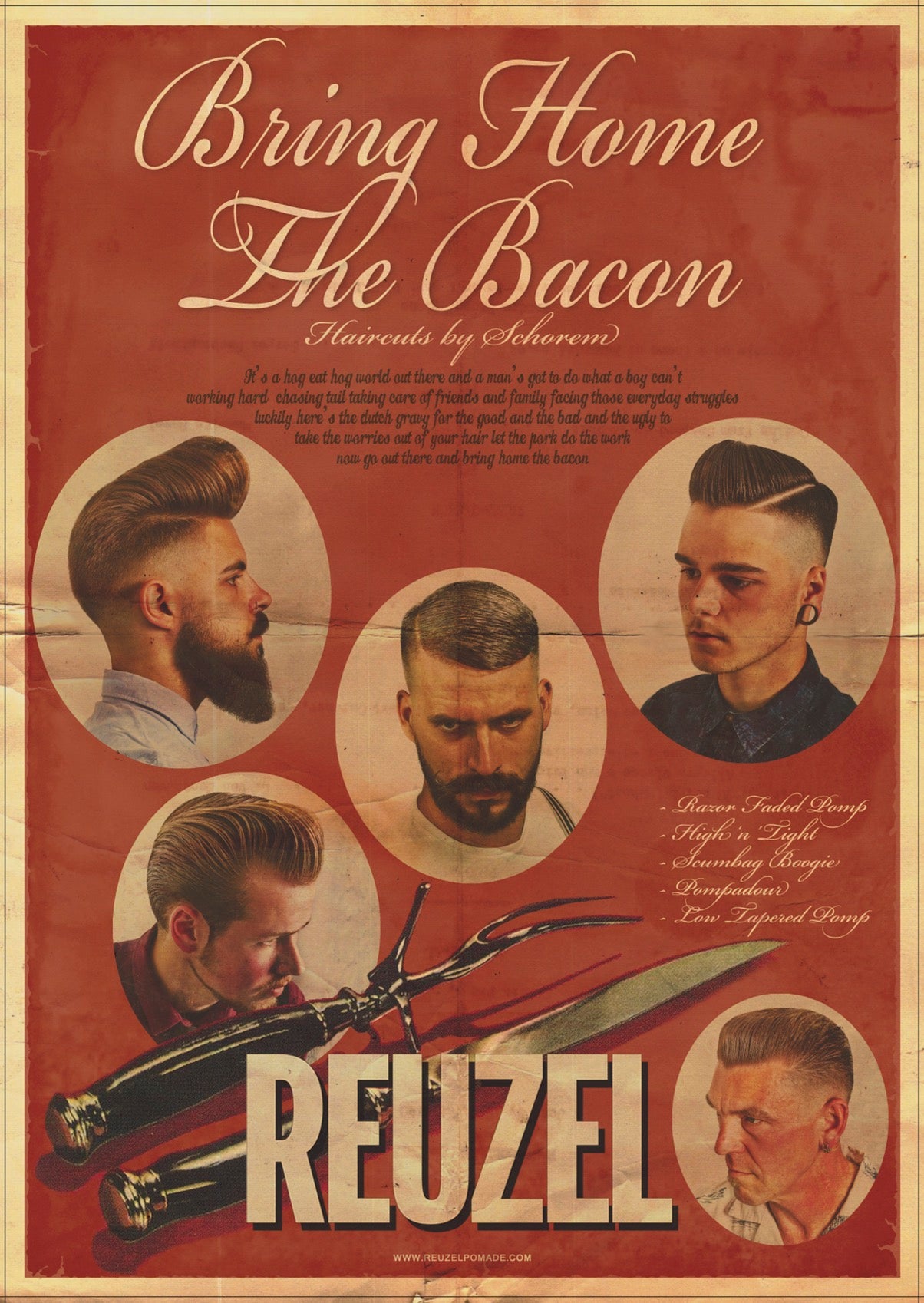 reuzel Bring Home The Bacon Poster