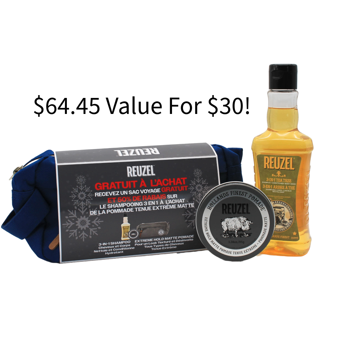 reuzel Holiday Weekender Gift Set - Extreme Pomade