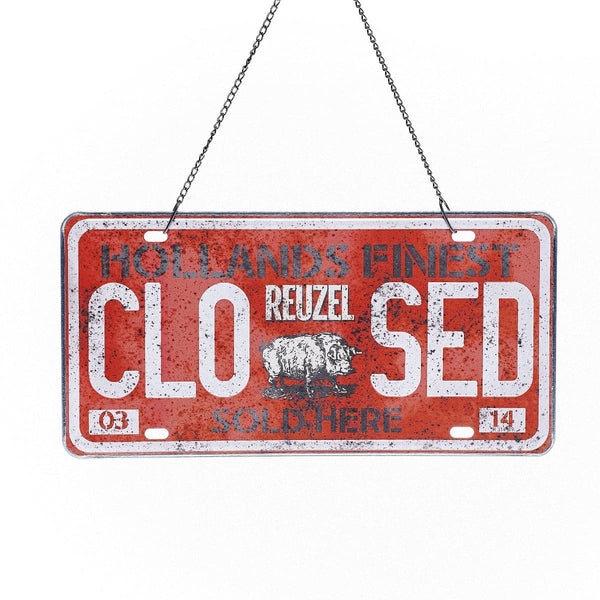 Reuzel Open Closed Sign