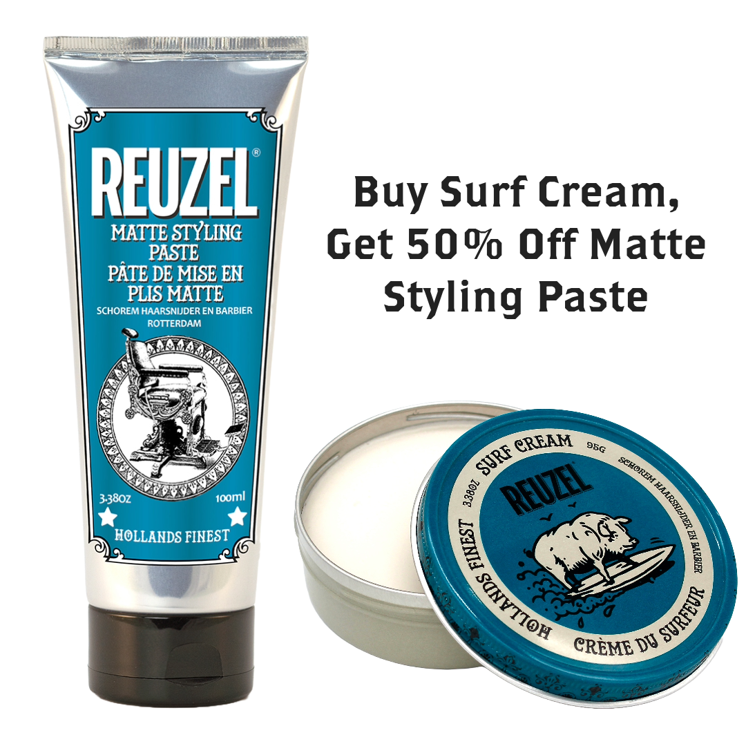 reuzel Surf Cream + Matte Styling Paste Bundle