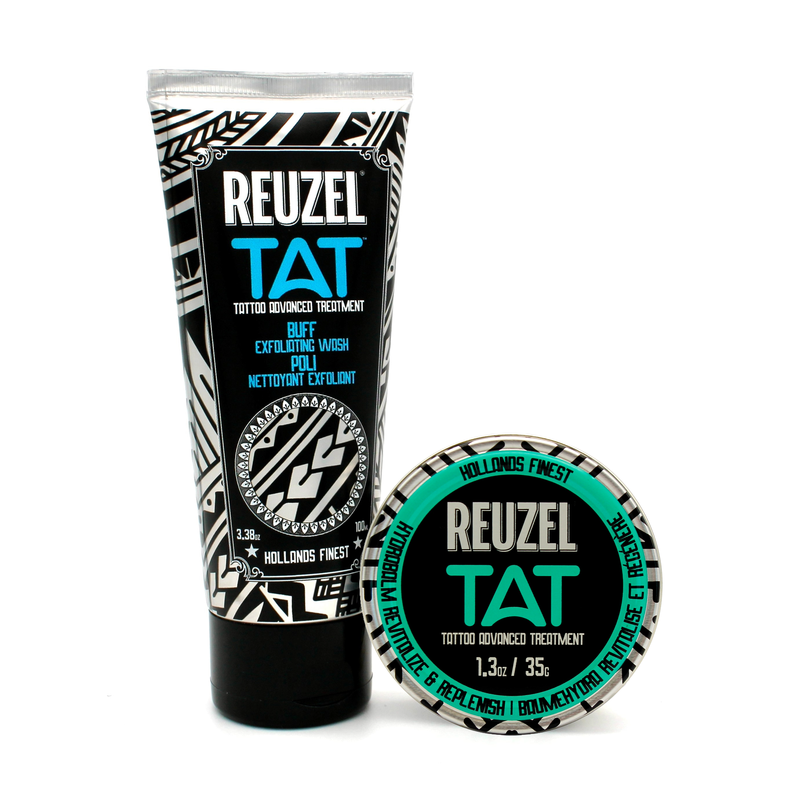 reuzel TAT Duo - BUFF Exfoliating Wash & Hydrabalm