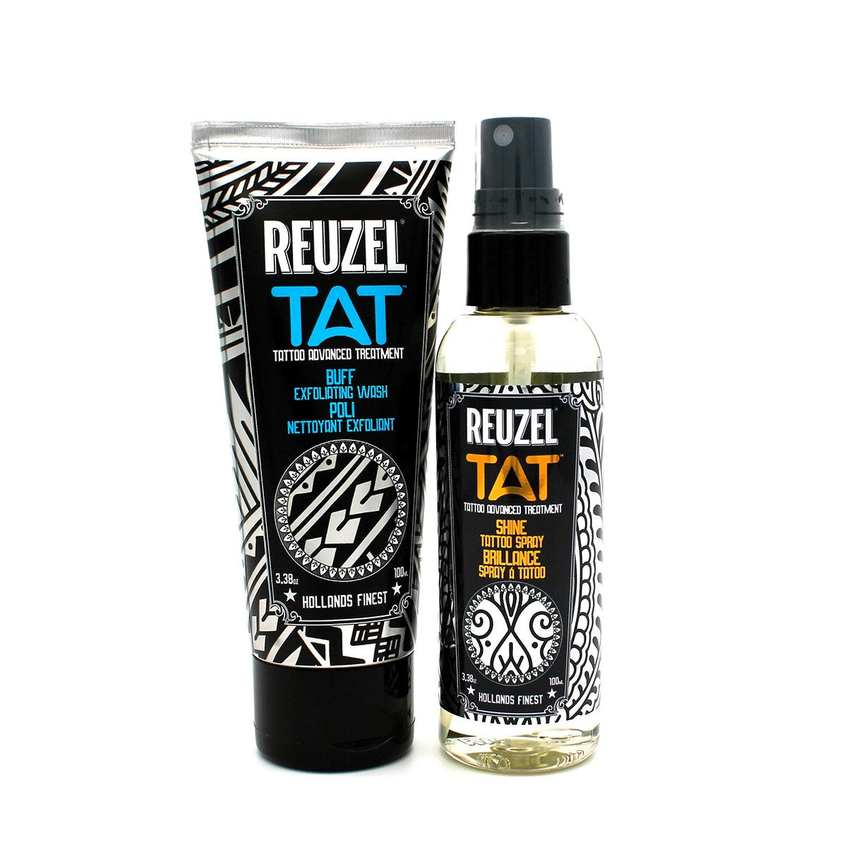 reuzel TAT Duo - BUFF Exfoliating Wash & Shine Spray