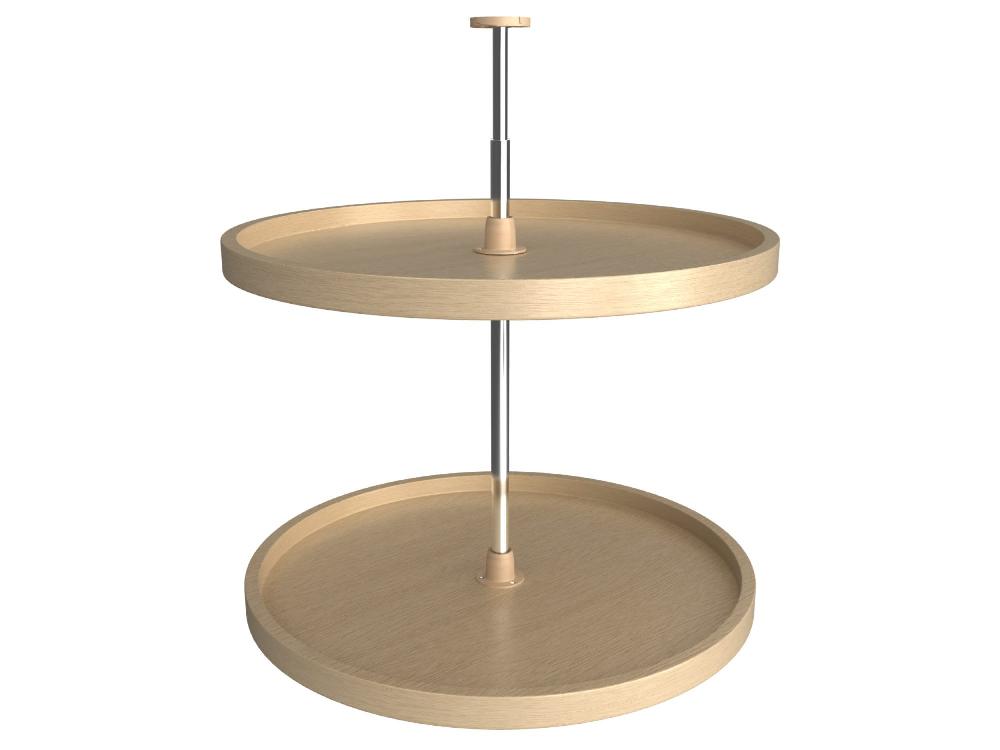 rev a shelf (2) Shelf Banded Wood Full Circle Lazy Susan