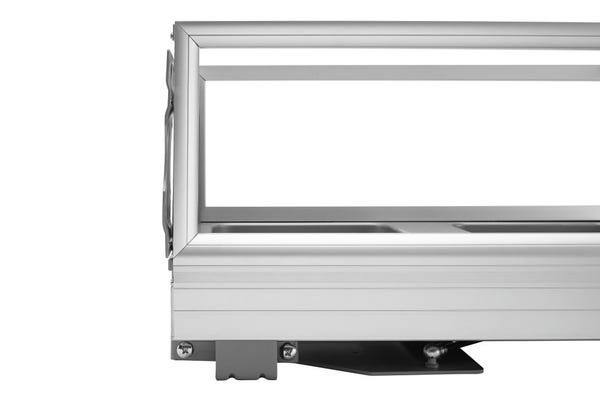 Rev A Shelf Aluminum Bottom Mount Vanity Waste Container W/Rev-A-Motion