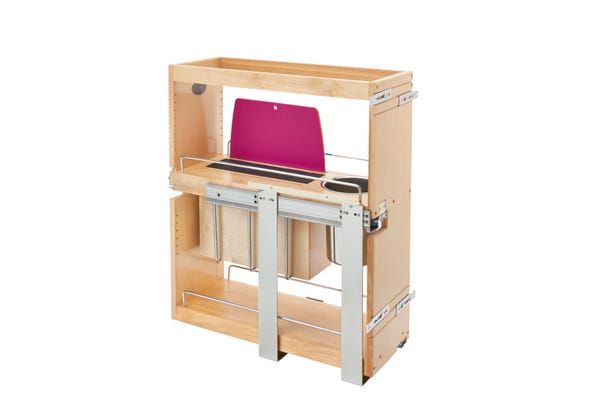 Rev A Shelf Bottom And Side Mount Knife Block Organizer