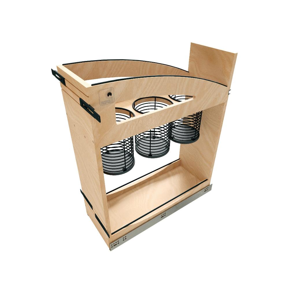 rev a shelf Craftsman Collection Solid Wood Utensil Pullout Organizer w/ Black Accents and BLUM Soft-Close Slides rev a shelf Craftsman Collection Solid Wood Utensil Pullout Organizer w/ Black Accents and BLUM Soft-Close Slides