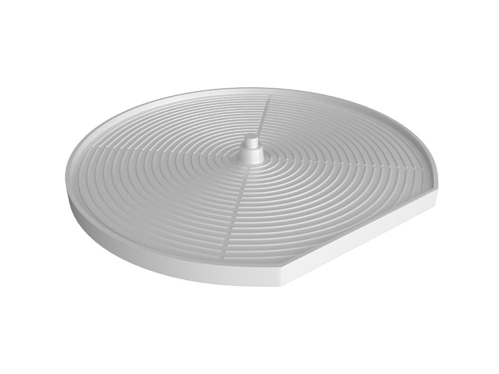 rev a shelf Polymer D-Shape Single Shelf Lazy Daisy