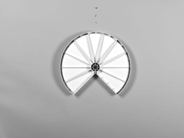 Rev A Shelf Polymer Pie Cut 2-Shelf Lazy Daisy For Wall Cabinets