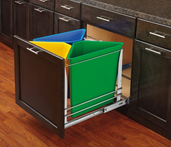 Rev A Shelf Recycle Center Waste System W/Soft-Close