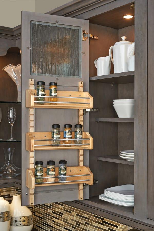 Rev A Shelf Adjustable Door Mount Spice Rack