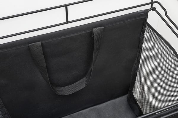 Rev A Shelf Black Canvas Hamper Pullout