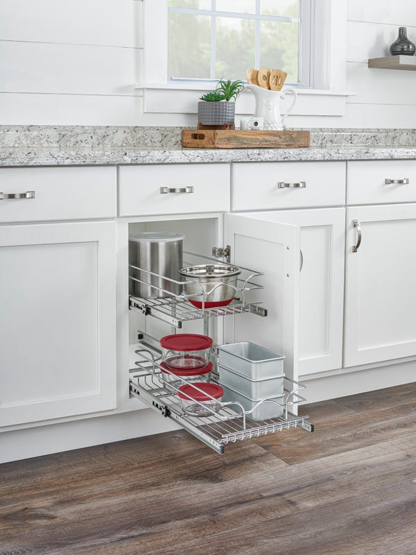 Rev A Shelf Chrome Wire Pullout Shelves