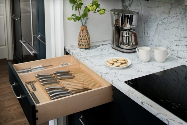 Rev A Shelf Double Knife Block