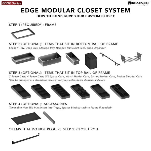 Rev A Shelf Edge-3242-16 Series