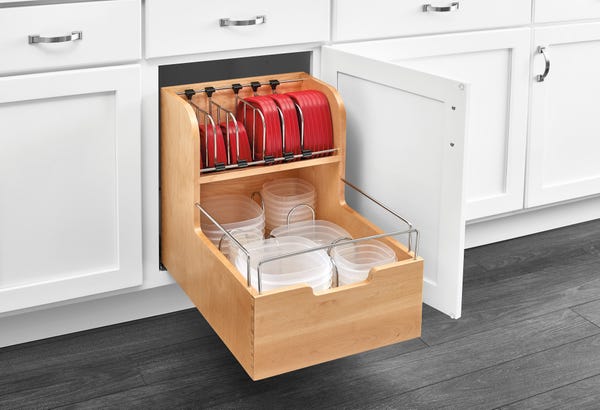 Rev A Shelf Food Storage Container Organizer