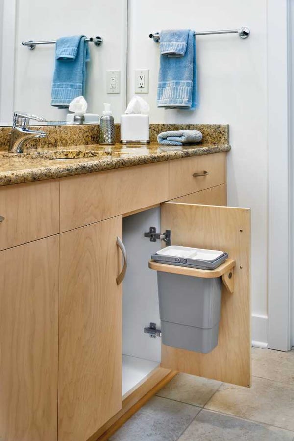 Rev A Shelf Maple Door Mount Waste Container