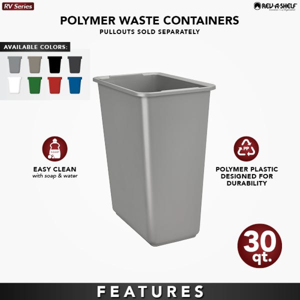 Rev A Shelf Replacement Waste Cans