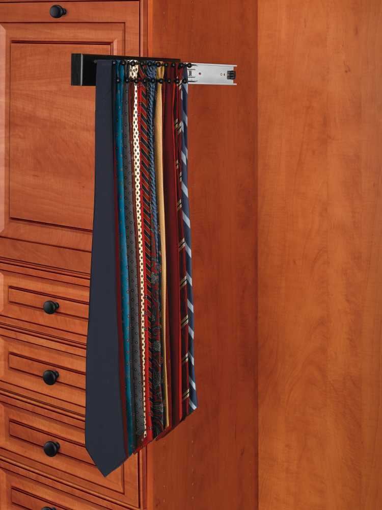 rev a shelf Side Mount Wood Tie Racks