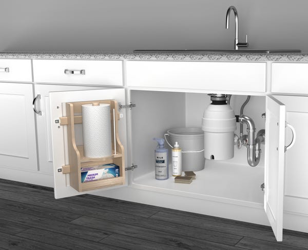 Rev A Shelf Sink Base Paper Towel Holder