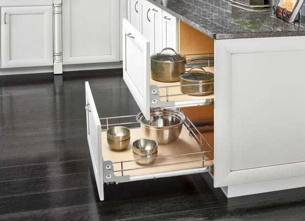 Rev A Shelf Solid Bottom Pullout Shelf