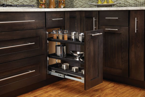 Rev A Shelf Three-Tier Base Organizer Pullout