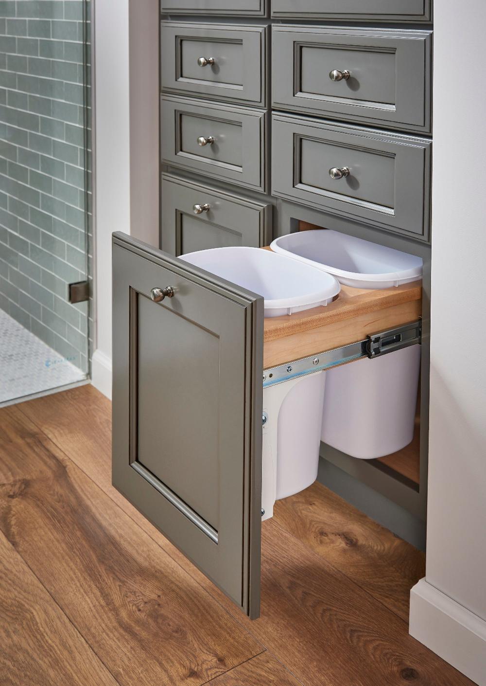 rev a shelf Top mount Vanity Waste Container