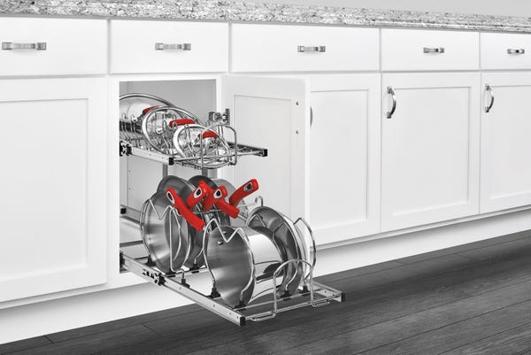 Rev A Shelf Two-Tier Cookware Organizer