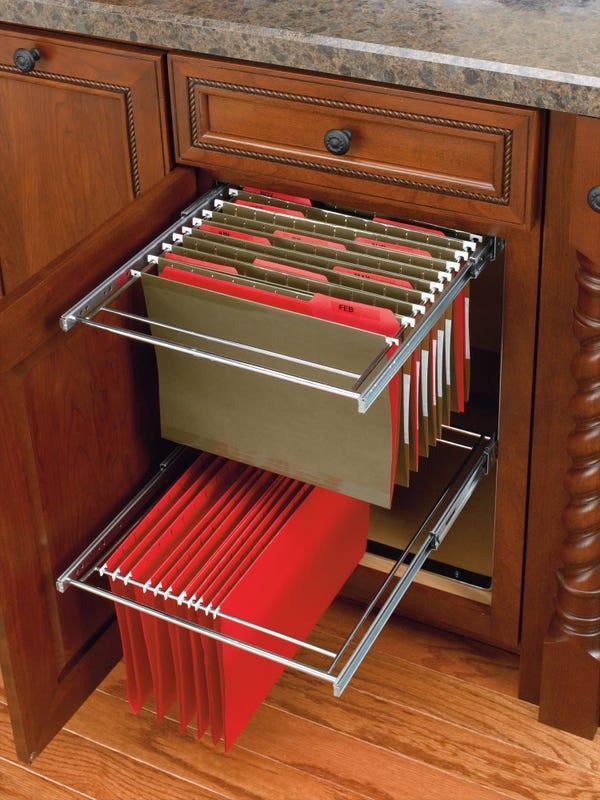 Rev A Shelf Two-Tier File Drawer System
