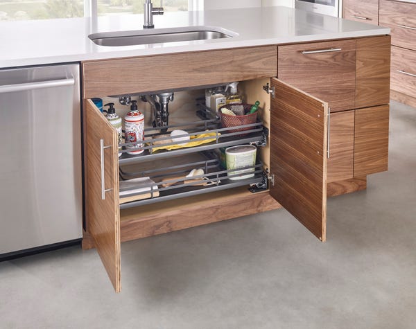 Rev A Shelf U-Shaped Solid Bottom Shelves