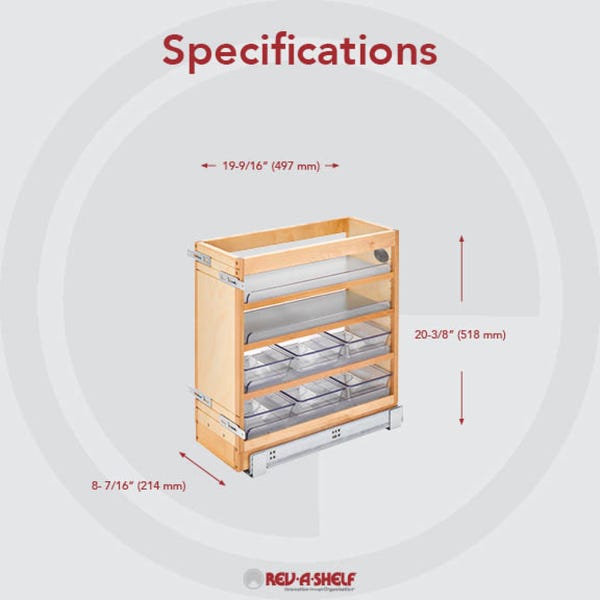 Rev A Shelf Vanity Tiered Organizer