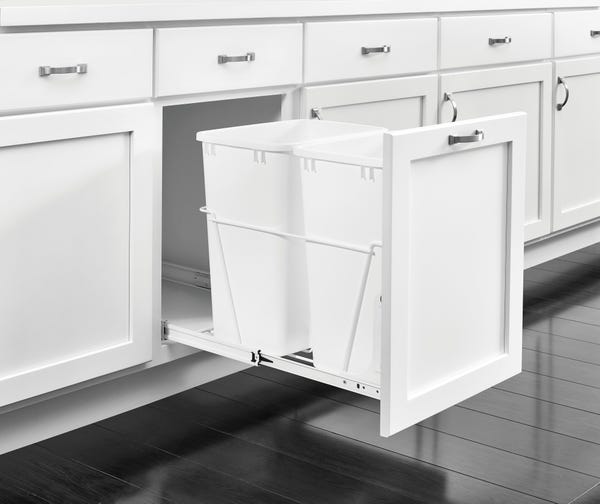 Rev A Shelf Wire Bottom Mount Waste Container