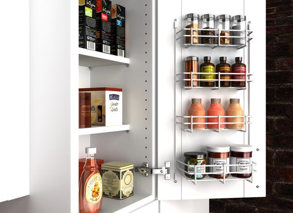 Rev A Shelf Wire Door Mount Spice Rack