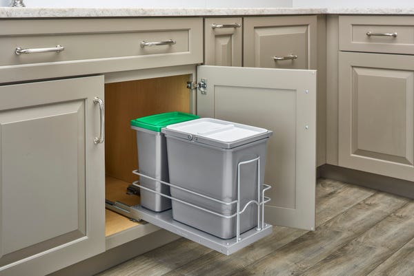 Rev A Shelf Wire Undersink Pullout Waste Container