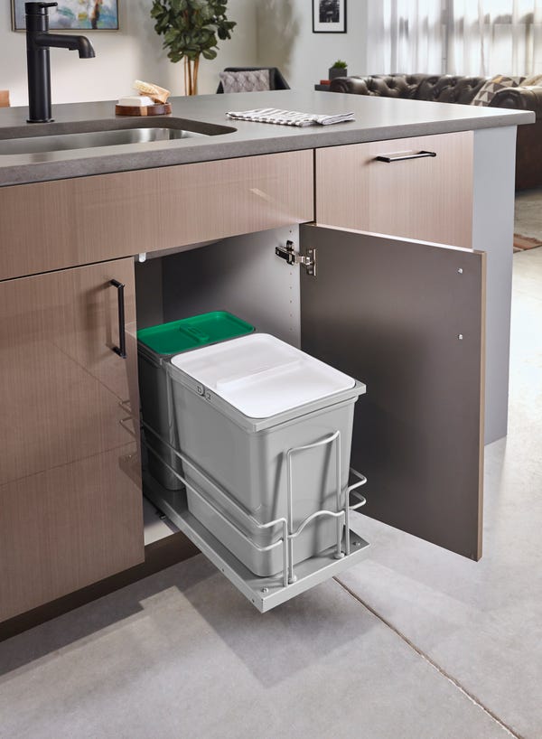 Rev A Shelf Wire Undersink Pullout Waste Container