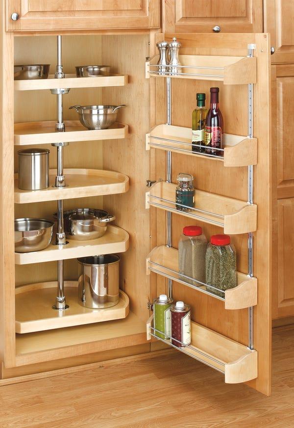 Rev A Shelf Wood Classic Lazy Susans - (Tall Cabinets)