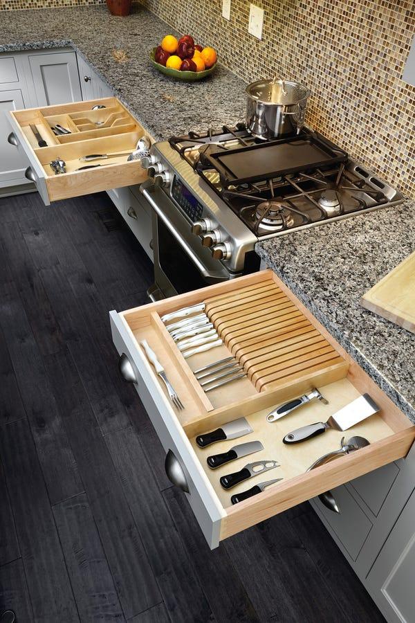 Rev A Shelf Wood Knife Block Insert