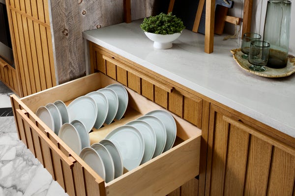 Rev A Shelf Wood Plate Divider Insert