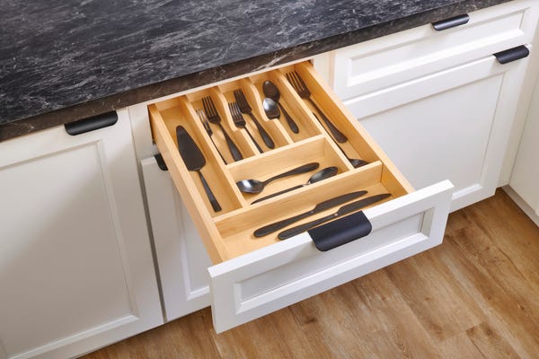 Rev A Shelf Wood Right Fit Cutlery Drawer Insert