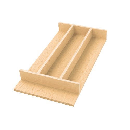 Rev A Shelf Wood Right Fit Utensil Drawer Insert